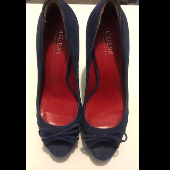 Blue Guess Heels By Marciano - Picture 1 of 6